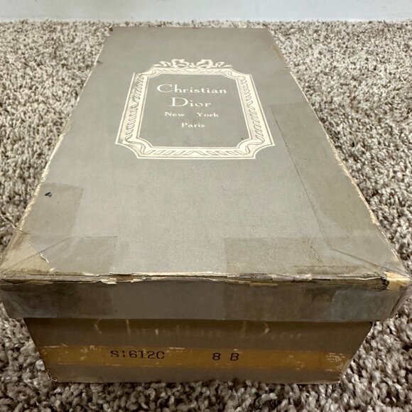 NWTs Deadstock 60s Mint Green Christian Dior Marshall Field's Stilett Leather 8 - Picture 4 of 13